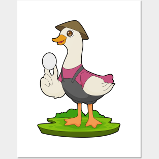 Duck Farmer Egg Posters and Art